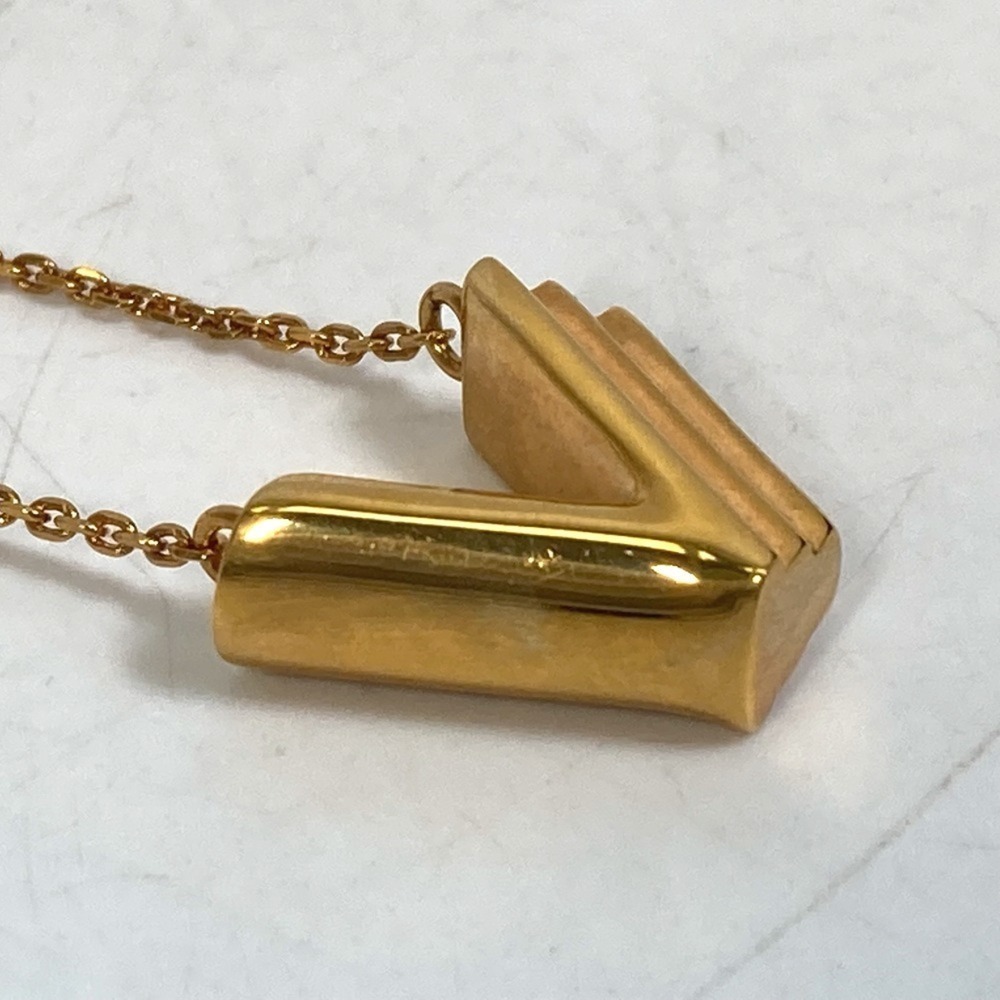 LOUIS VUITTON Gold Necklace - Picture 6 of 12